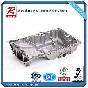 Cárter de aceite del motor de aluminio fundido