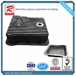 Fundición de arena de aluminio para bandejas de transmisión