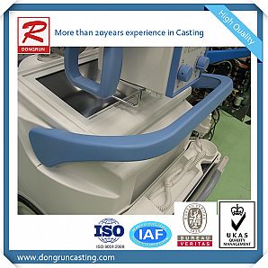 Fundición de aluminio personalizada para mangos de dispositivos médicos