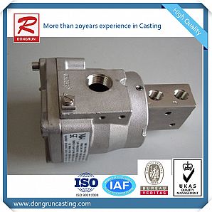Carcasa del actuador de fundición de aluminio de molde permanente