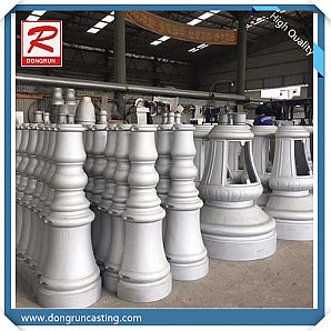 Postes de luz de aluminio fundido