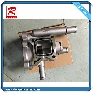 Conectores de manguera de refrigerante de enfriamiento de motor de aluminio fundido